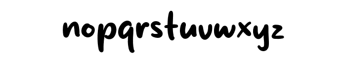 brown cheese Font LOWERCASE