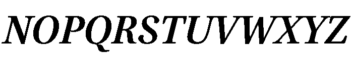 Brill Bold Italic Font UPPERCASE