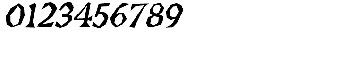 Brashee Regular Oblique Font OTHER CHARS