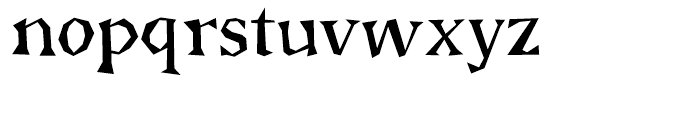 Brashee Regular Font LOWERCASE