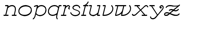 Bravado NF Italic Font LOWERCASE