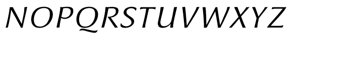 Bravura Pro Italic Font UPPERCASE