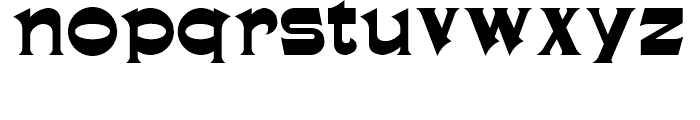 Brazzaville NF Regular Font LOWERCASE