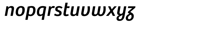 Bree Oblique Font LOWERCASE