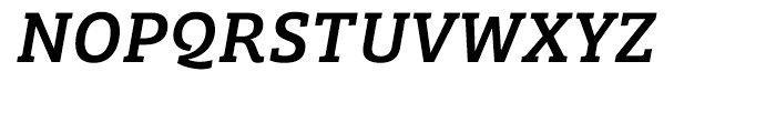 Bree Serif Italic Font UPPERCASE