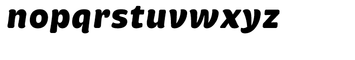 Brevia Black Italic Font LOWERCASE