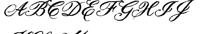 Brigitta Normal Font UPPERCASE