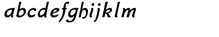 Brinar Bold Italic Font LOWERCASE