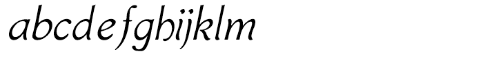 Brinar Italic Font LOWERCASE