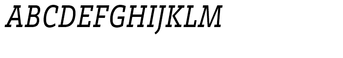 Brix Slab Condensed Italic Font UPPERCASE