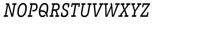 Brix Slab Condensed Italic Font UPPERCASE