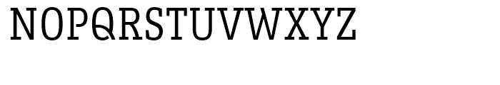 Brix Slab Condensed Regular Font UPPERCASE