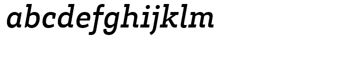 Brix Slab Medium Italic Font LOWERCASE