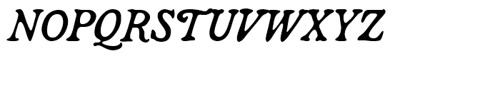 Broadsheet Italic Font UPPERCASE