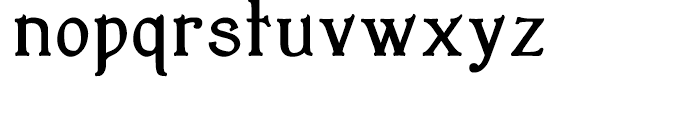 Bromwich Bold Font LOWERCASE