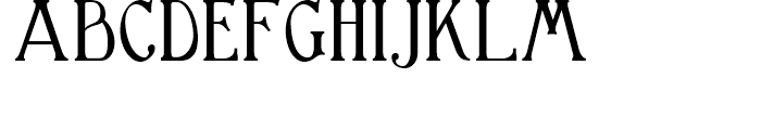 Bromwich Regular Font UPPERCASE