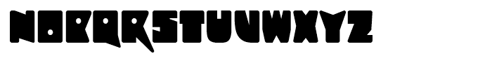 Bronz Regular Font LOWERCASE