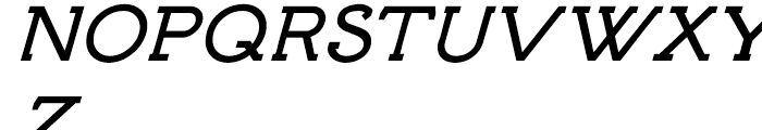 Brosse Bold Italic Font UPPERCASE