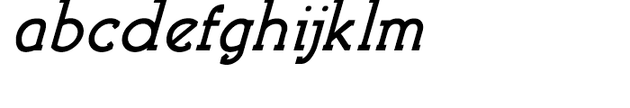 Brosse Bold Italic Font LOWERCASE