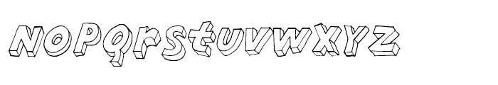 Brubecks Cube Italic Font LOWERCASE