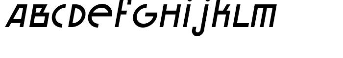 Brusque Italic Font LOWERCASE
