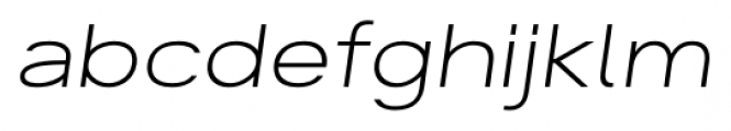 Breul Grotesk A Thin Italic Font LOWERCASE