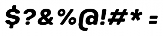 Breul Grotesk B Bold Italic Font OTHER CHARS