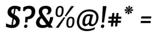 Breve Slab Title Medium Italic Font OTHER CHARS