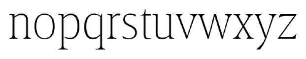 Breve Title Thin Font LOWERCASE