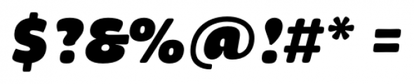 Brevia ExtraBlack Italic Font OTHER CHARS