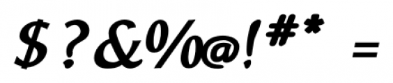 Brinar Bold Italic Font OTHER CHARS