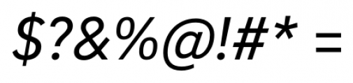 Brix Sans Regular Italic Font OTHER CHARS