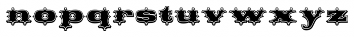 Broadgauge Ornate Regular Font LOWERCASE