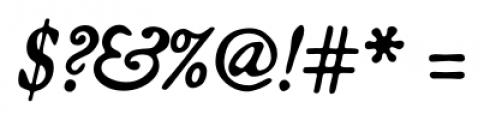 Broadsheet Italic Font OTHER CHARS