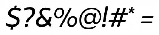 Brocha Italic Font OTHER CHARS