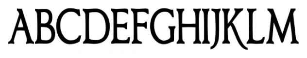 Bronzetti SmallCapsCondensed Condensed Regular Font UPPERCASE