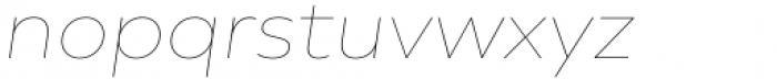BR Nebula Hairline Italic Font LOWERCASE