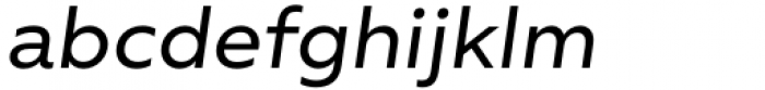 BR Nebula Regular Italic Font LOWERCASE