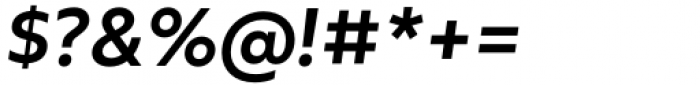 BR Nebula Semi Bold Italic Font OTHER CHARS