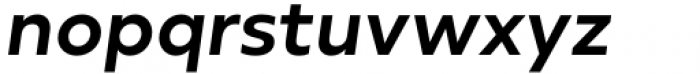 BR Nebula Semi Bold Italic Font LOWERCASE