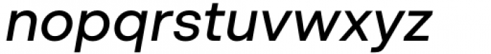 BR Sonoma Medium Italic Font LOWERCASE