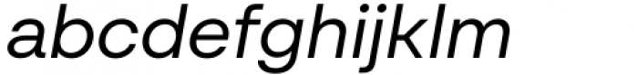 BR Sonoma Regular Italic Font LOWERCASE