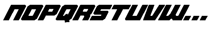 Brace Racing Font UPPERCASE