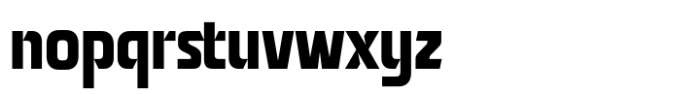 Bracked Regular Font LOWERCASE