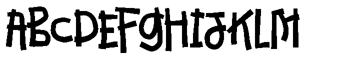 Brackoz Regular Font UPPERCASE