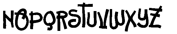 Brackoz Regular Font UPPERCASE