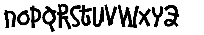 Brackoz Regular Font LOWERCASE