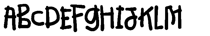 Brackoz Round Font UPPERCASE