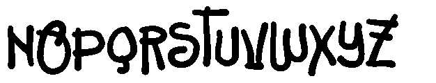 Brackoz Round Font UPPERCASE