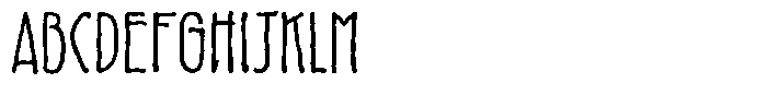 Brad Holland Caps Font UPPERCASE